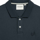 Lyle & Scott - Mens Interlock Polo Shirt - Carbon X898 - Wildvine Clothing, Spalding, Lincolnshire