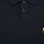 Lyle & Scott - Mens Cotton Short Sleeve Knitted Polo - Dark Navy KN2412V Z271 - Wildvine Clothing, Spalding, Lincolnshire
