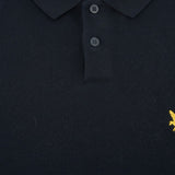 Lyle & Scott - Mens Cotton Short Sleeve Knitted Polo - Dark Navy KN2412V Z271 - Wildvine Clothing, Spalding, Lincolnshire