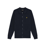 Lyle & Scott - Mens Cotton Knitted Shirt - Dark Navy - KN2415V Z271 - Wildvine Clothing, Spalding, Lincolnshire