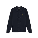 Lyle & Scott - Mens Cotton Knitted Shirt - Dark Navy - KN2415V Z271 - Wildvine Clothing, Spalding, Lincolnshire
