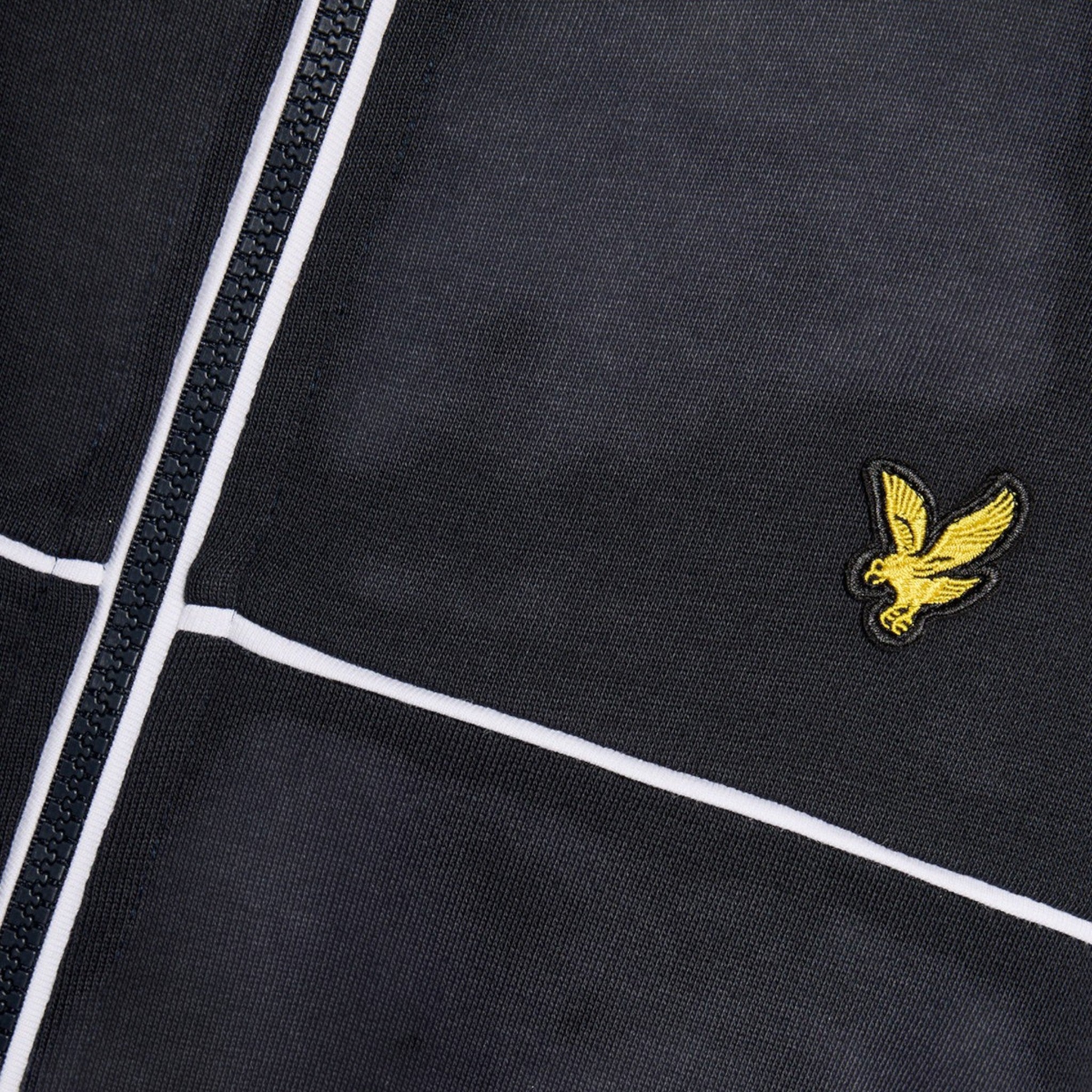 Lyle & Scott - Mens Piped Full Zip Track Top - Dark Navy - ML2507V Z271 - Wildvine Clothing, Spalding, Lincolnshire