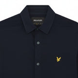Lyle & Scott - Mens Pique Jersey Shirt - Dark Navy - LW2407V ZZ271 - Wildvine Clothing, Spalding, Lincolnshire