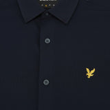 Lyle & Scott - Mens Pique Jersey Shirt - Dark Navy - LW2407V ZZ271 - Wildvine Clothing, Spalding, Lincolnshire