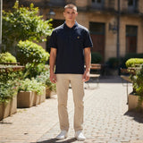 Lyle & Scott - Mens Check Panelled Polo Shirt - Dark Navy SP2470V Z271 - Wildvine Clothing, Spalding, Lincolnshire
