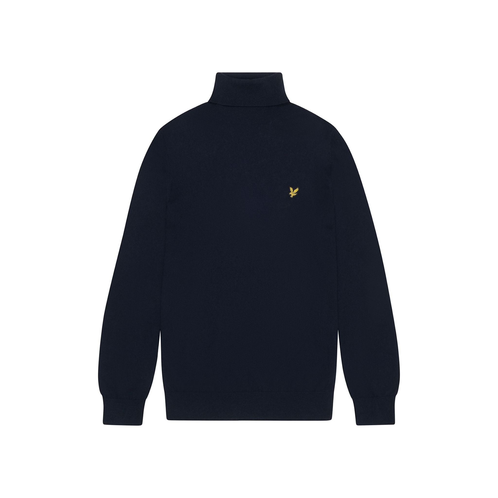 Lyle & Scott - Mens Cotton Merino Turtleneck Jumper - Dark Navy Z271 - Wildvine Clothing, Spalding, Lincolnshire