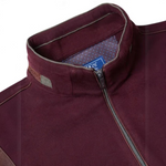 DG's Drifter Mens - Half Zip Sweatshirt - Dark Red - 355221-68 - Wildvine Clothing, Spalding, Lincolnshire