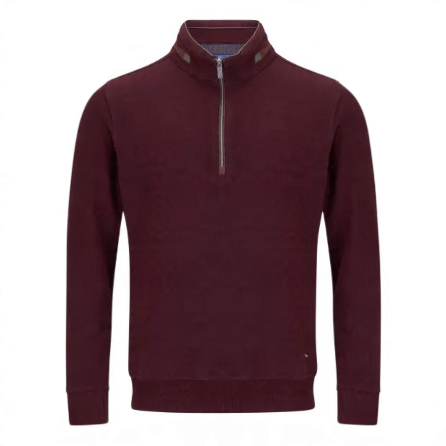 DG's Drifter Mens - Half Zip Sweatshirt - Dark Red - 355221-68 - Wildvine Clothing, Spalding, Lincolnshire