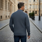 Jackdaw - Mens Noah Full Zip Fleece Lined Jumper - Denim - Wildvine Clothing, Spalding, Lincolnshire