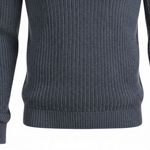 Jackdaw - Mens Theodore 1/4 Zip Jumper - Denim - Wildvine Clothing, Spalding, Lincolnshire