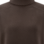 Fynch-Hatton - Ladies - Knitted Dress made of Merino wool with a turtleneck - Exspresso 26097441 896 - Wildvine Clothing, Spalding, Lincolnshire