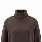 Fynch-Hatton - Ladies - Knitted Dress made of Merino wool with a turtleneck - Exspresso 26097441 896 - Wildvine Clothing, Spalding, Lincolnshire