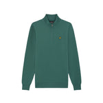 Lyle & Scott - Mens Loopback Quarter Zip Sweat - W130 Everglade - Wildvine Clothing, Spalding, Lincolnshire