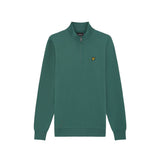 Lyle & Scott - Mens Loopback Quarter Zip Sweat - W130 Everglade - Wildvine Clothing, Spalding, Lincolnshire