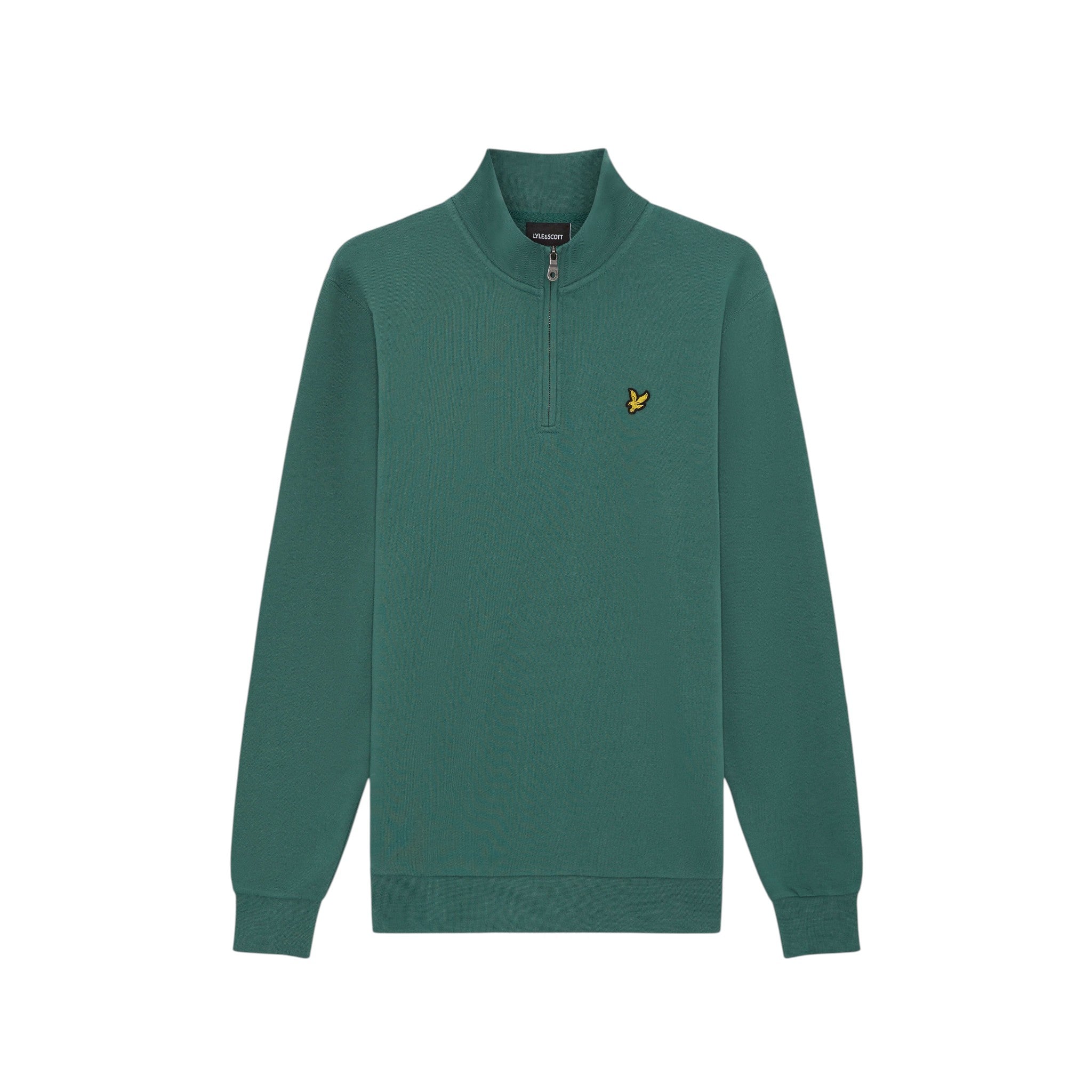 Lyle & Scott - Mens Loopback Quarter Zip Sweat - W130 Everglade - Wildvine Clothing, Spalding, Lincolnshire