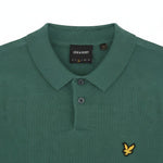 Lyle & Scott - Mens Cotton Short Sleeve Knitted Polo - Everglade KN2412V W130 - Wildvine Clothing, Spalding, Lincolnshire