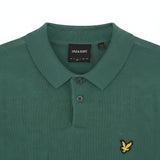 Lyle & Scott - Mens Cotton Short Sleeve Knitted Polo - Everglade KN2412V W130 - Wildvine Clothing, Spalding, Lincolnshire