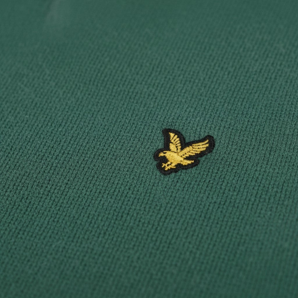 Lyle & Scott - Mens Cotton Short Sleeve Knitted Polo - Everglade KN2412V W130 - Wildvine Clothing, Spalding, Lincolnshire
