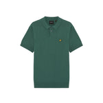 Lyle & Scott - Mens Cotton Short Sleeve Knitted Polo - Everglade KN2412V W130 - Wildvine Clothing, Spalding, Lincolnshire