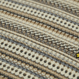 WILDVINE Clothing Co. Lyle & Scott Fairisle crew neck jumper in brown, beige, and grey knit with intricate patterns.