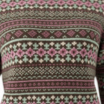 Alice Collins - Kirsten Fairisle Pullover - Chocolate Chip - 037A011 - Wildvine Clothing, Spalding, Lincolnshire