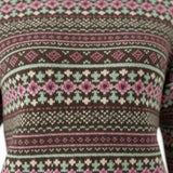 Alice Collins - Kirsten Fairisle Pullover - Chocolate Chip - 037A011 - Wildvine Clothing, Spalding, Lincolnshire