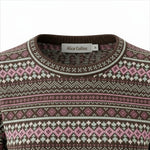 Alice Collins - Kirsten Fairisle Pullover - Chocolate Chip - 037A011 - Wildvine Clothing, Spalding, Lincolnshire