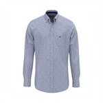 Fynch-Hatton - Mens Superfine Cotton Shirt - New Breeze - 16078580 653 - Wildvine Clothing, Spalding, Lincolnshire