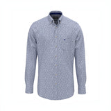 Fynch-Hatton - Mens Superfine Cotton Shirt - New Breeze - 16078580 653 - Wildvine Clothing, Spalding, Lincolnshire