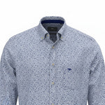 Fynch-Hatton - Mens Superfine Cotton Shirt - New Breeze - 16078580 653 - Wildvine Clothing, Spalding, Lincolnshire