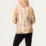 Misumi - Ladies - Floral Print Mesh Blouse - Floral - Wildvine Clothing, Spalding, Lincolnshire