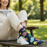 Alice Collins - Flower Socks (3pk) - Assorted - Wildvine Clothing, Spalding, Lincolnshire