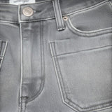 Wrangler Womens Jeans – Flare Frosted Fronts - Flare / Mid Rise - Charcoal - Wildvine Clothing, Spalding, Lincolnshire