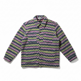 Alice Collins - Ladies Elle Fleece Coverall Jacket - Fuchsia Aztec - Wildvine Clothing, Spalding, Lincolnshire