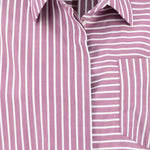 Fynch-Hatton - Ladies Blouse - Asym Stripe - Berry Rose 492 - Wildvine Clothing, Spalding, Lincolnshire
