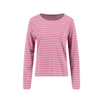 Fynch-Hatton - Ladies Jersey - Long Sleeve Stripe - Berry Rose 492 - Wildvine Clothing, Spalding, Lincolnshire