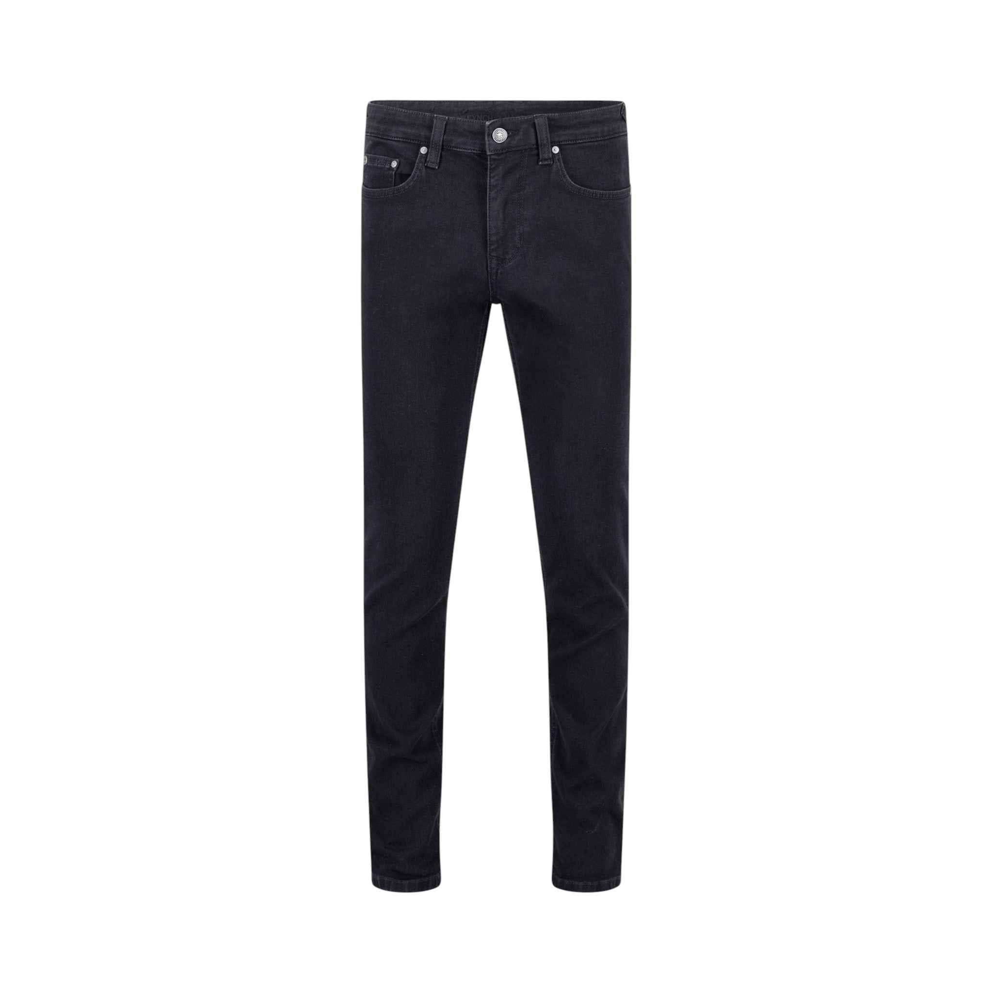 Fynch-Hatton - Mens Jeans - Tapered Slim - Black Denim - Wildvine Clothing, Spalding, Lincolnshire