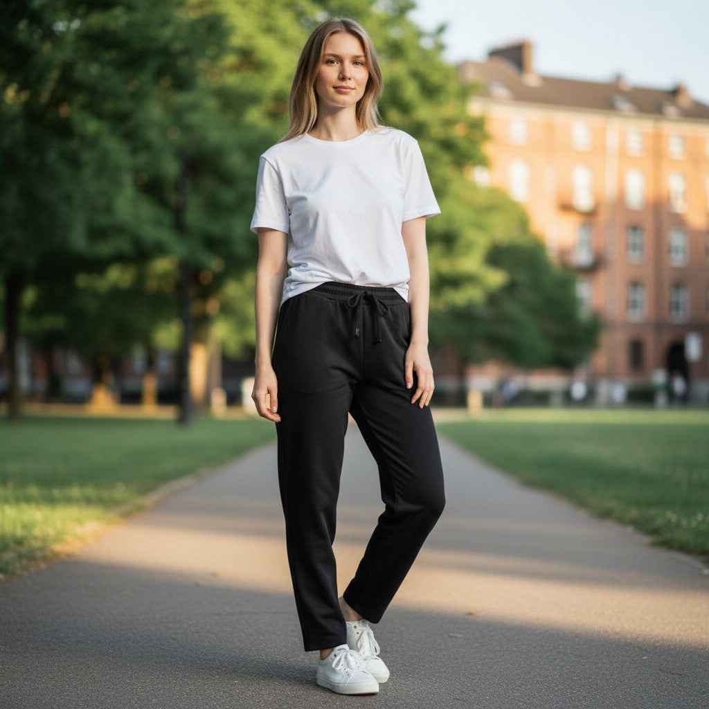 Fynch-Hatton - Ladies Sweat Pants - Slim Cozi Touch - Black 997 - Wildvine Clothing, Spalding, Lincolnshire