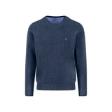 Fynch-Hatton - Mens Knitwear - O-Neck, Superfine - Night - Wildvine Clothing, Spalding, Lincolnshire