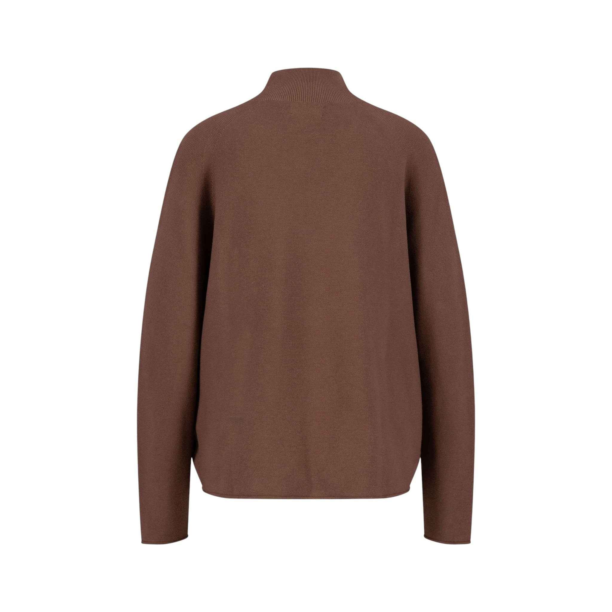 Fynch-Hatton - Ladies Pullover - Turtle Neck Fine Cotton - Cinnamon 862 - Wildvine Clothing, Spalding, Lincolnshire