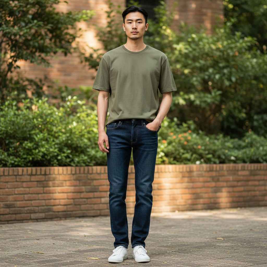 Fynch-Hatton - Mens Jeans - Regular Fit - Dark Blue Denim - Wildvine Clothing, Spalding, Lincolnshire