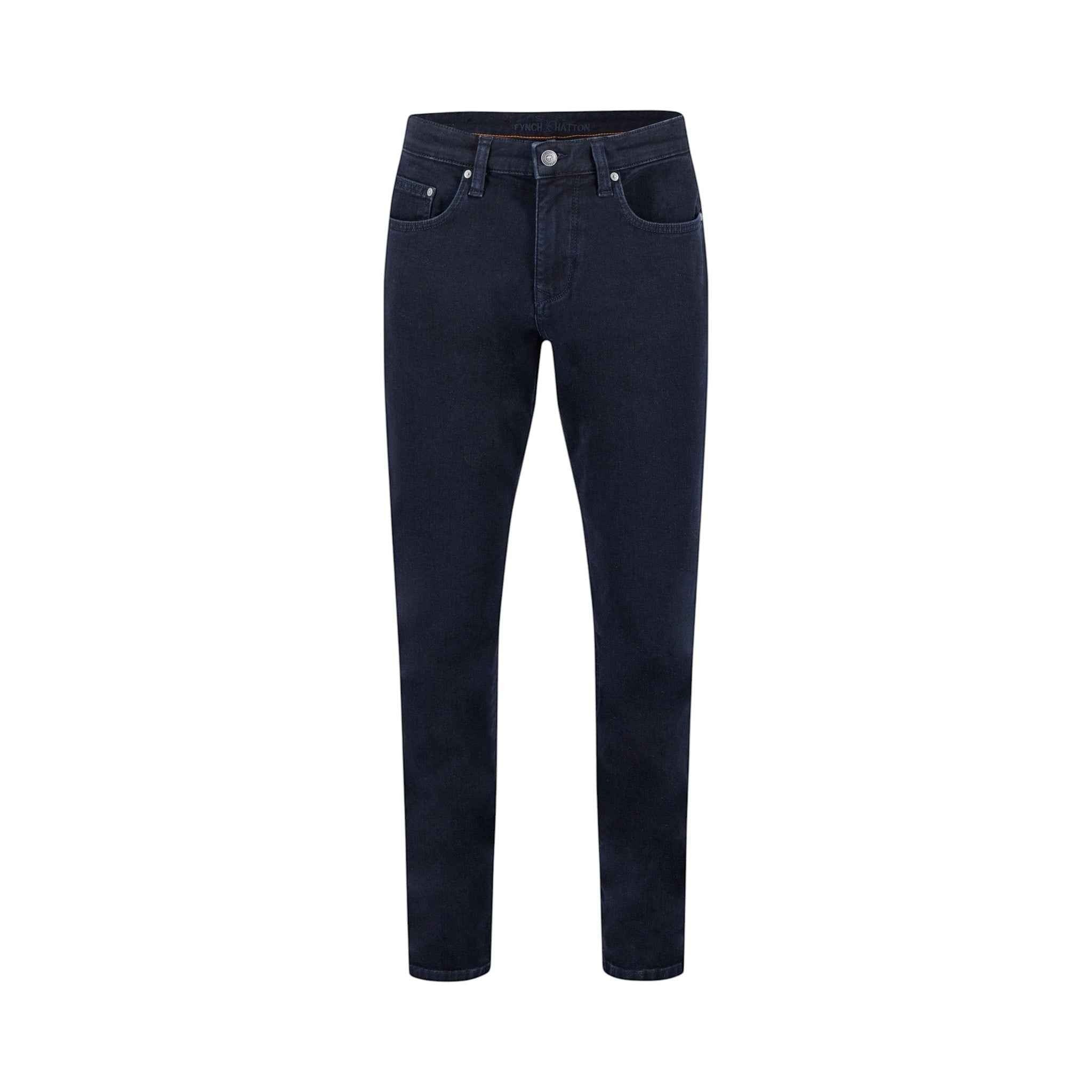 Fynch-Hatton - Mens Jeans - Regular Fit - Dark Blue Denim - Wildvine Clothing, Spalding, Lincolnshire