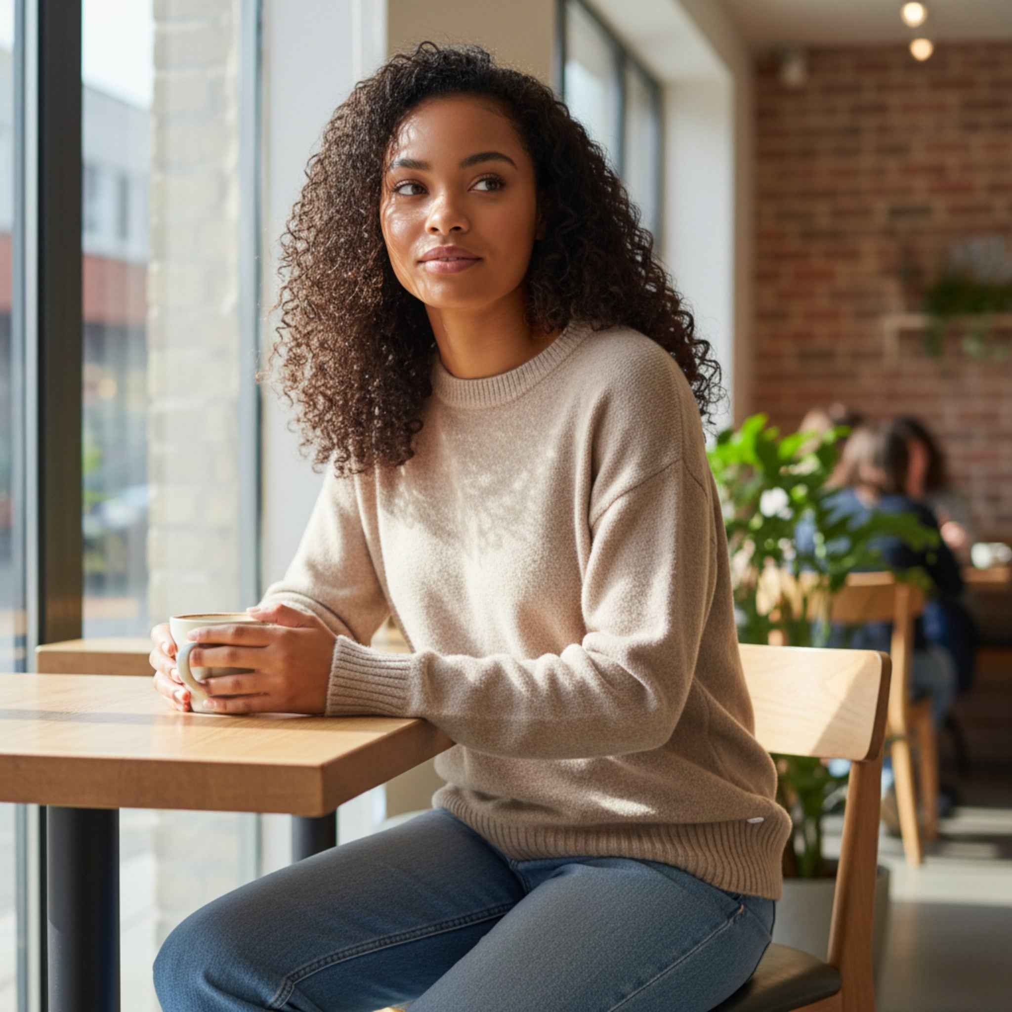 Fynch-Hatton - Ladies Pullover - O-Neck Merrino Wool - Milk 122 - Wildvine Clothing, Spalding, Lincolnshire
