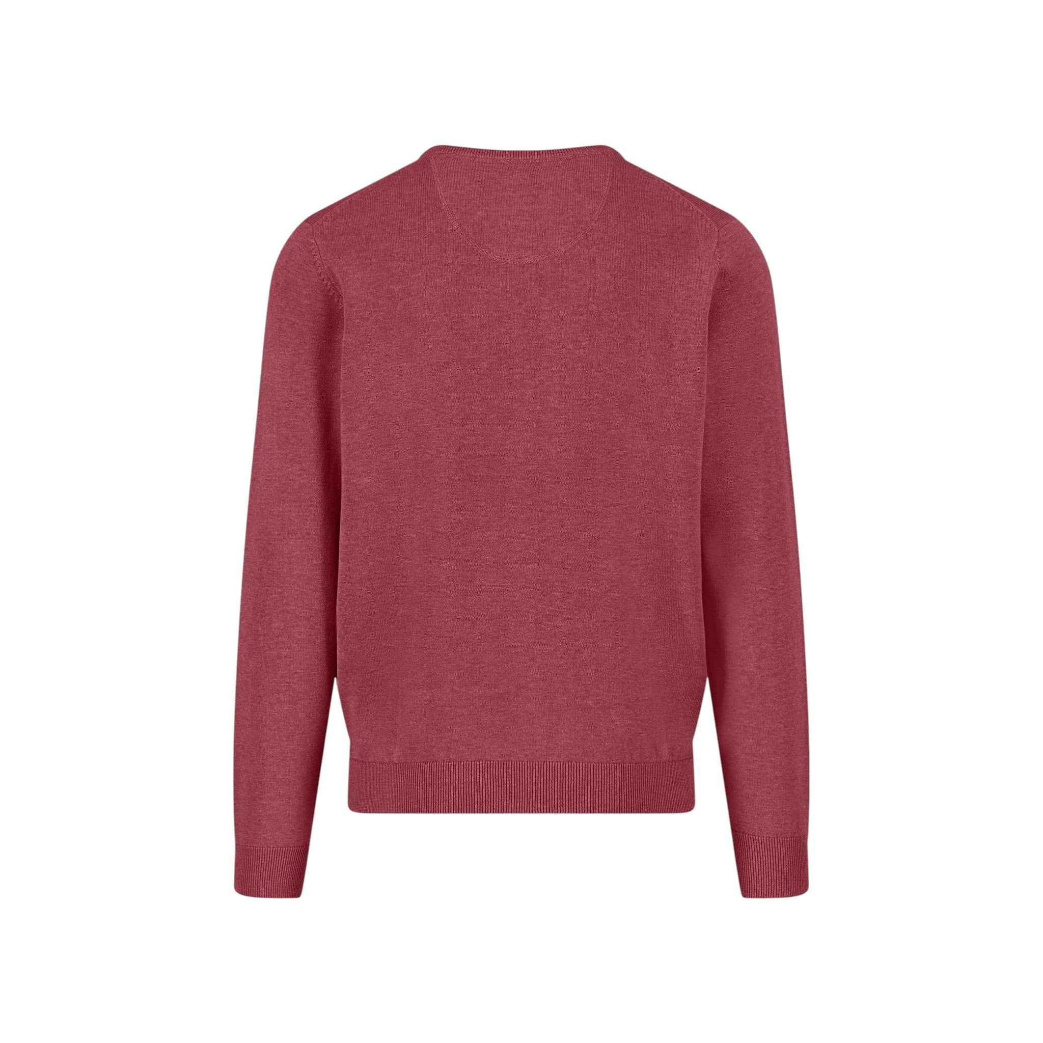 Fynch-Hatton - Mens Knitwear - O-Neck, Superfine - Berry - Wildvine Clothing, Spalding, Lincolnshire