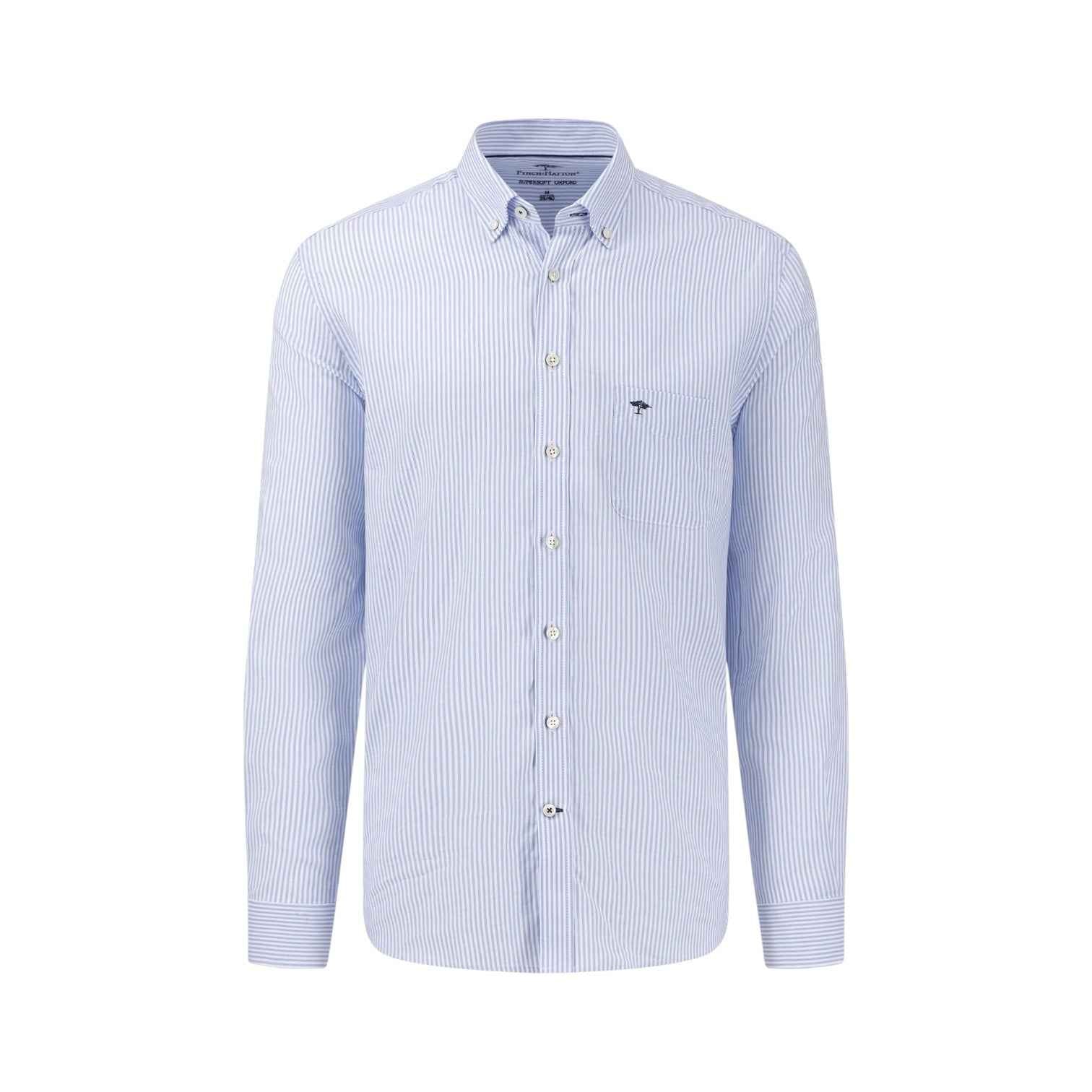 Fynch-Hatton - Mens Shirt - All Season Oxford - Stripe - Wildvine Clothing, Spalding, Lincolnshire