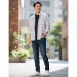 Fynch-Hatton - Mens Shirt - Colorful Combi Check - Berry 415 - Wildvine Clothing, Spalding, Lincolnshire