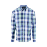 Fynch-Hatton - Mens Shirt - Twill Check - Fern - Wildvine Clothing, Spalding, Lincolnshire