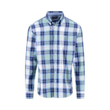 Fynch-Hatton - Mens Shirt - Twill Check - Fern - Wildvine Clothing, Spalding, Lincolnshire