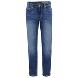 Fynch-Hatton - Mens Jeans - Tapered Slim - Mid Blue - Wildvine Clothing, Spalding, Lincolnshire