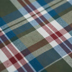 Fynch-Hatton - Mens Shirt - Modern Check - Vibrant Blue - 1/2 sleeve 622 - Wildvine Clothing, Spalding, Lincolnshire